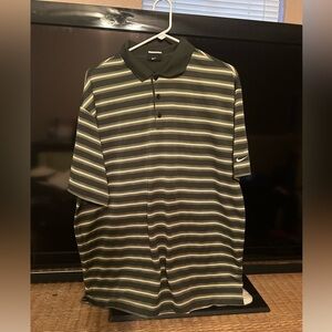 Green Nike polo